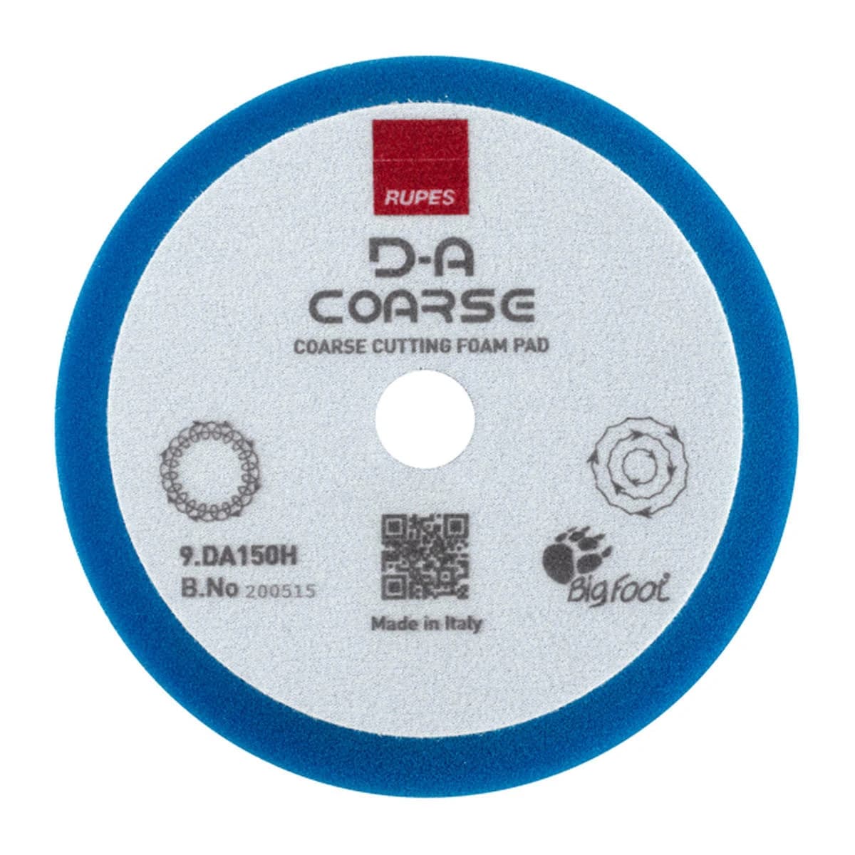 RUPES DA Blue Coarse Foam Pad - 6 Inch