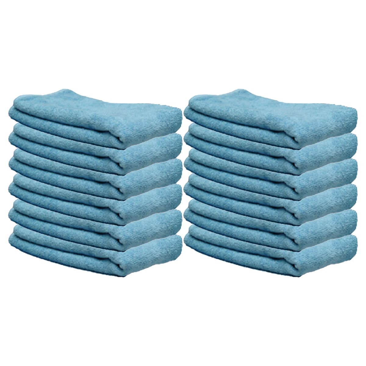 Cobra Blue All Purpose Microfiber Towels 16 x 16 Inch - 12 Pack