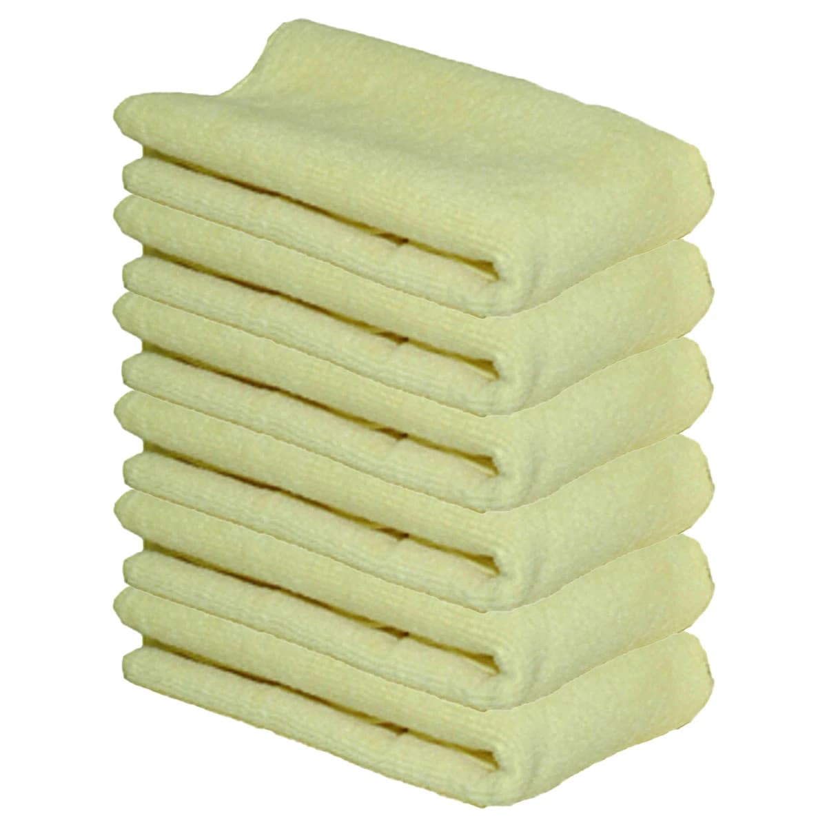 Cobra Yellow All Purpose Microfiber Towels 16 x 16 Inch - 6 Pack
