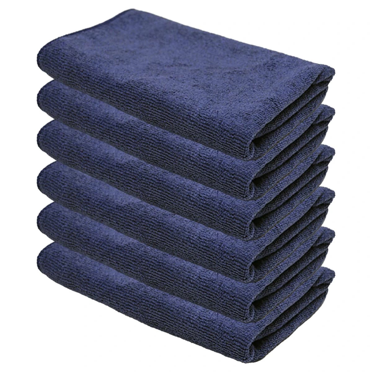 Cobra Indigo All Purpose Microfiber Towel 16 x 16 Inch - 6 Pack