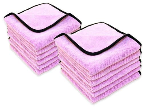 Cobra Super Plush Junior Microfiber Towels 16 x 16 Inch 12 Pack