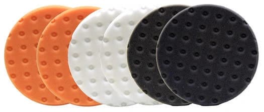Lake Country 6.5 Inch CCS Pads - Cut Polish and Finish Kit